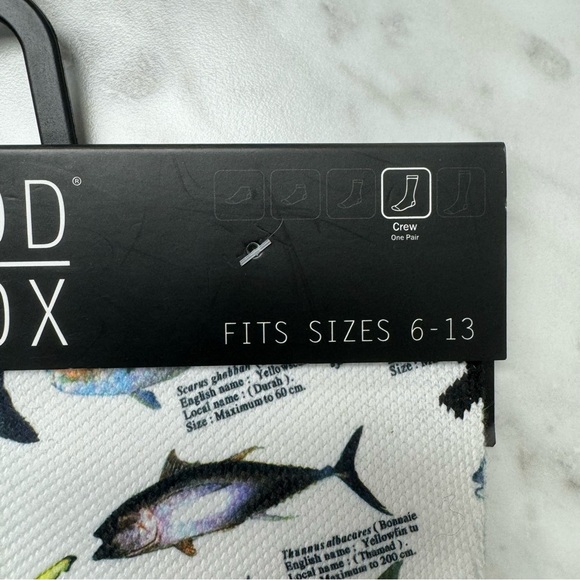 ODD SOX unisex salt water fish novelty socks - Picture 6 of 7